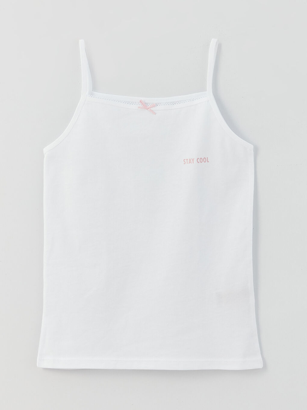 فيست بحمالات مطبوع بياقة مربعة للبنات - مجموعتين-1