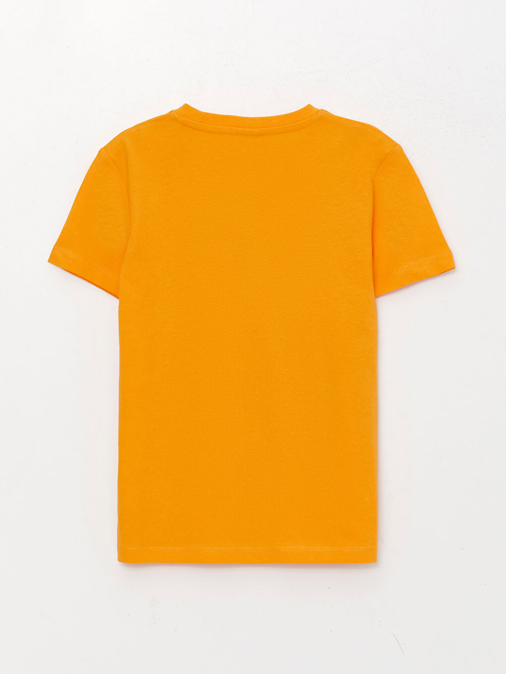 Turuncu Bisiklet Yaka Zatonya Baskılı Kısa Kollu Erkek Çocuk Tişört-1
