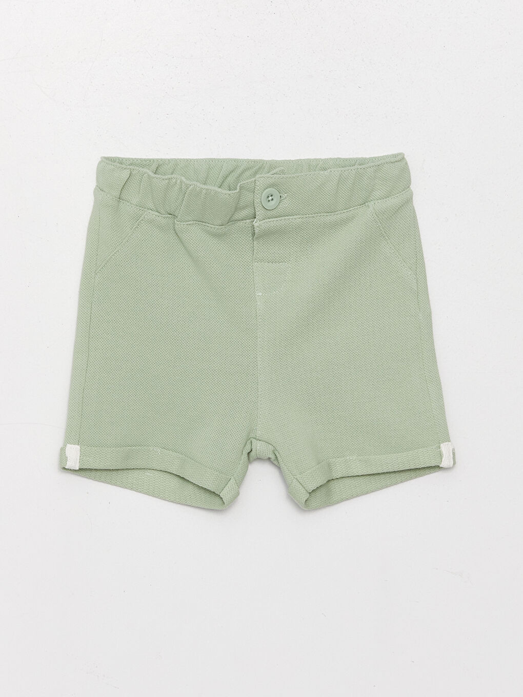 تيشيرت بياقة بولو كم قصير وشورت للأولاد الرضع - طقم من قطعتين-2