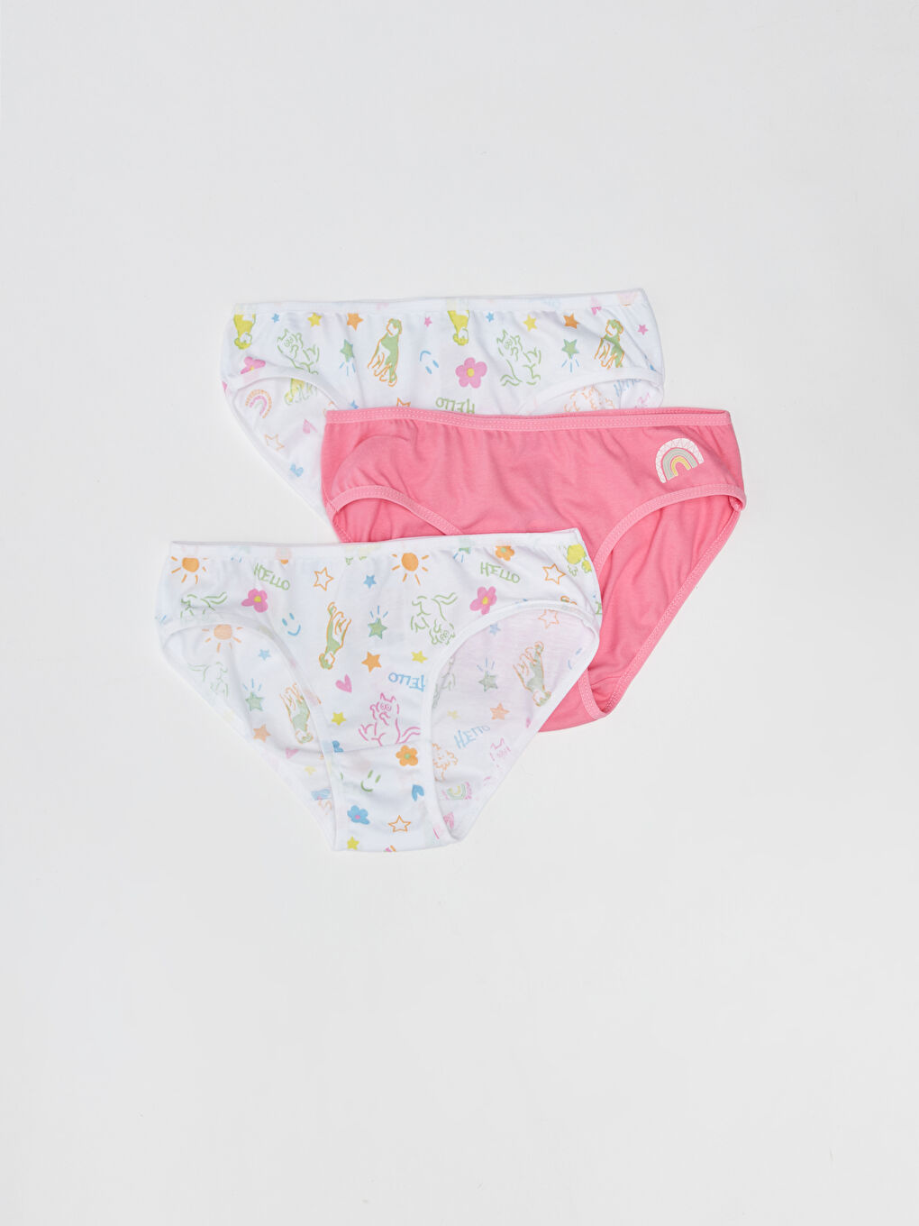 LCW Kids Culottes Imprimées Pour Filles Lot De 3 Pièces -S3DO82Z4-LU8