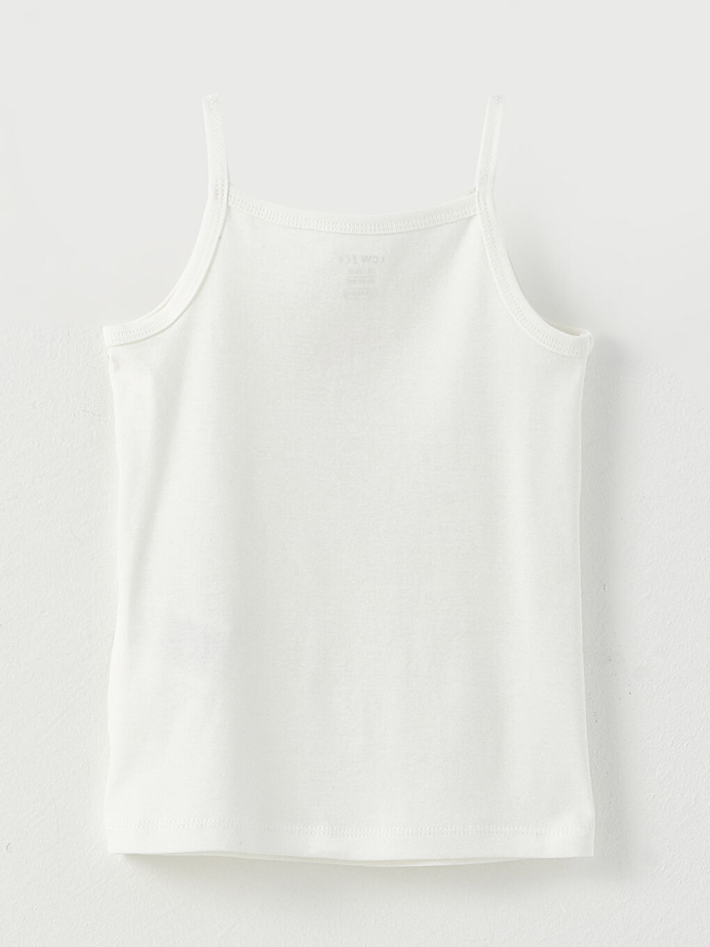 تيشيرت بحمالات بياقة مربعة للبنات الرضع-1