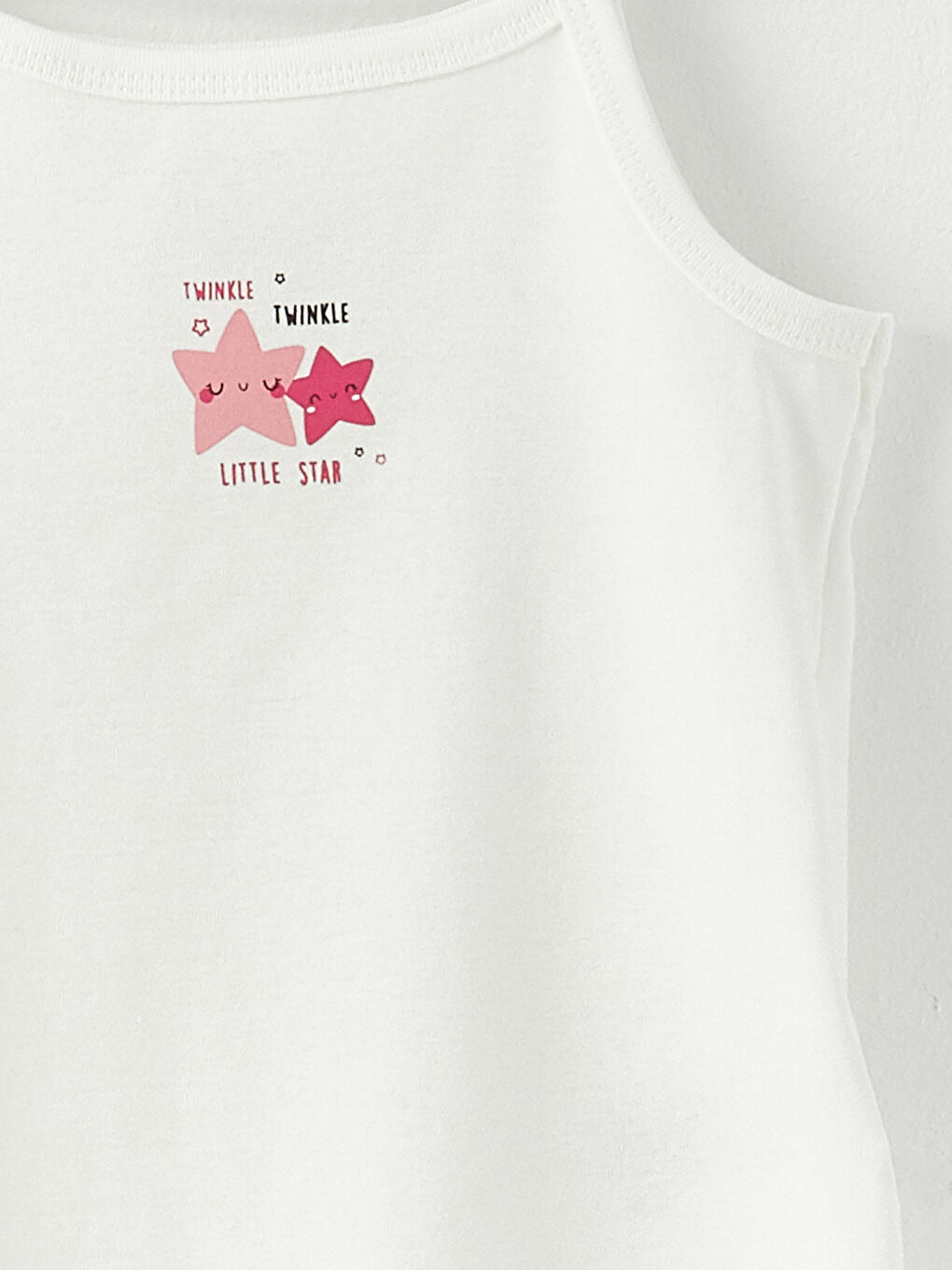 تيشيرت بحمالات بياقة مربعة للبنات الرضع-2