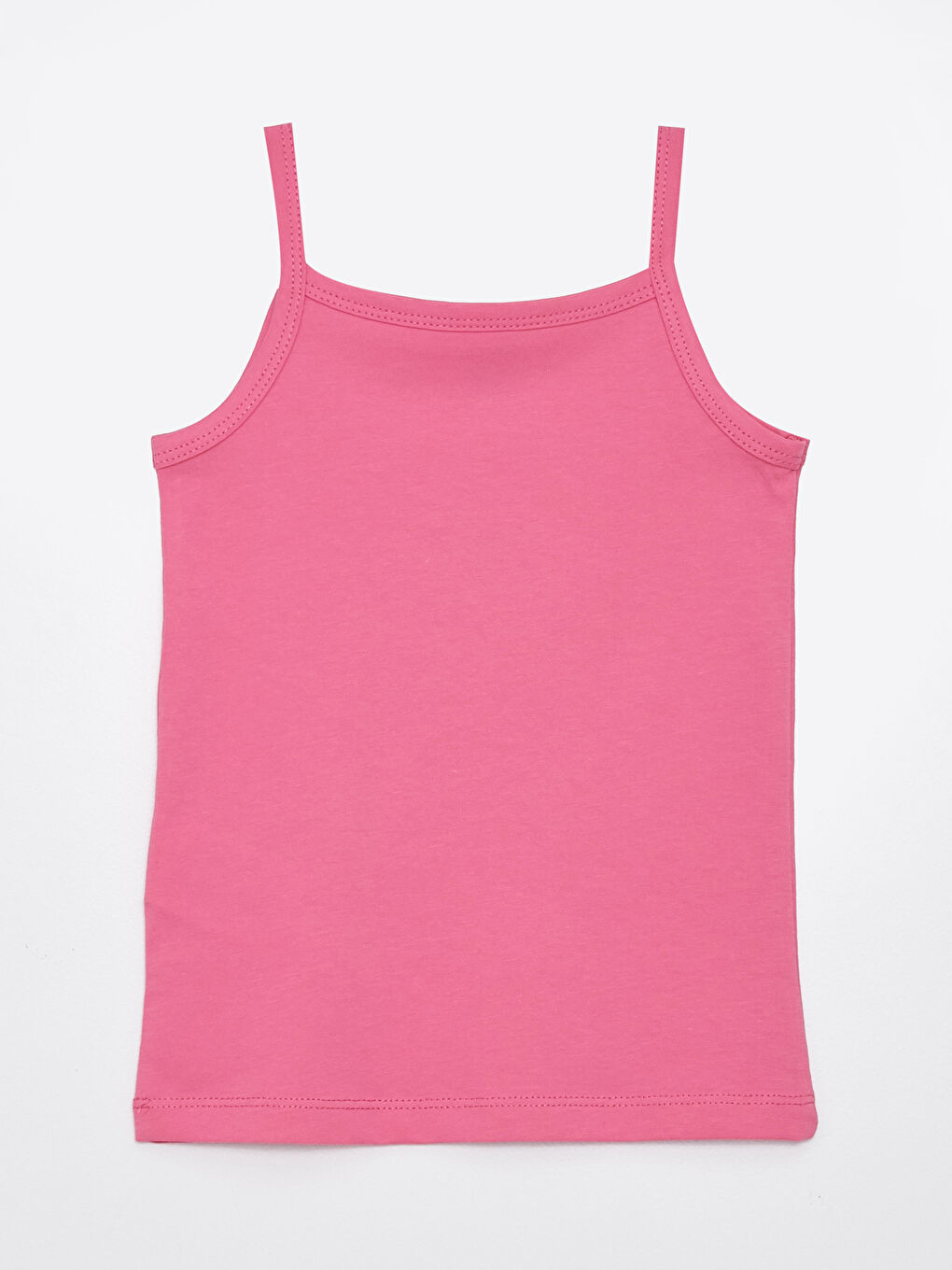 تيشيرت بحمالات بياقة مربعة للبنات الرضع-1