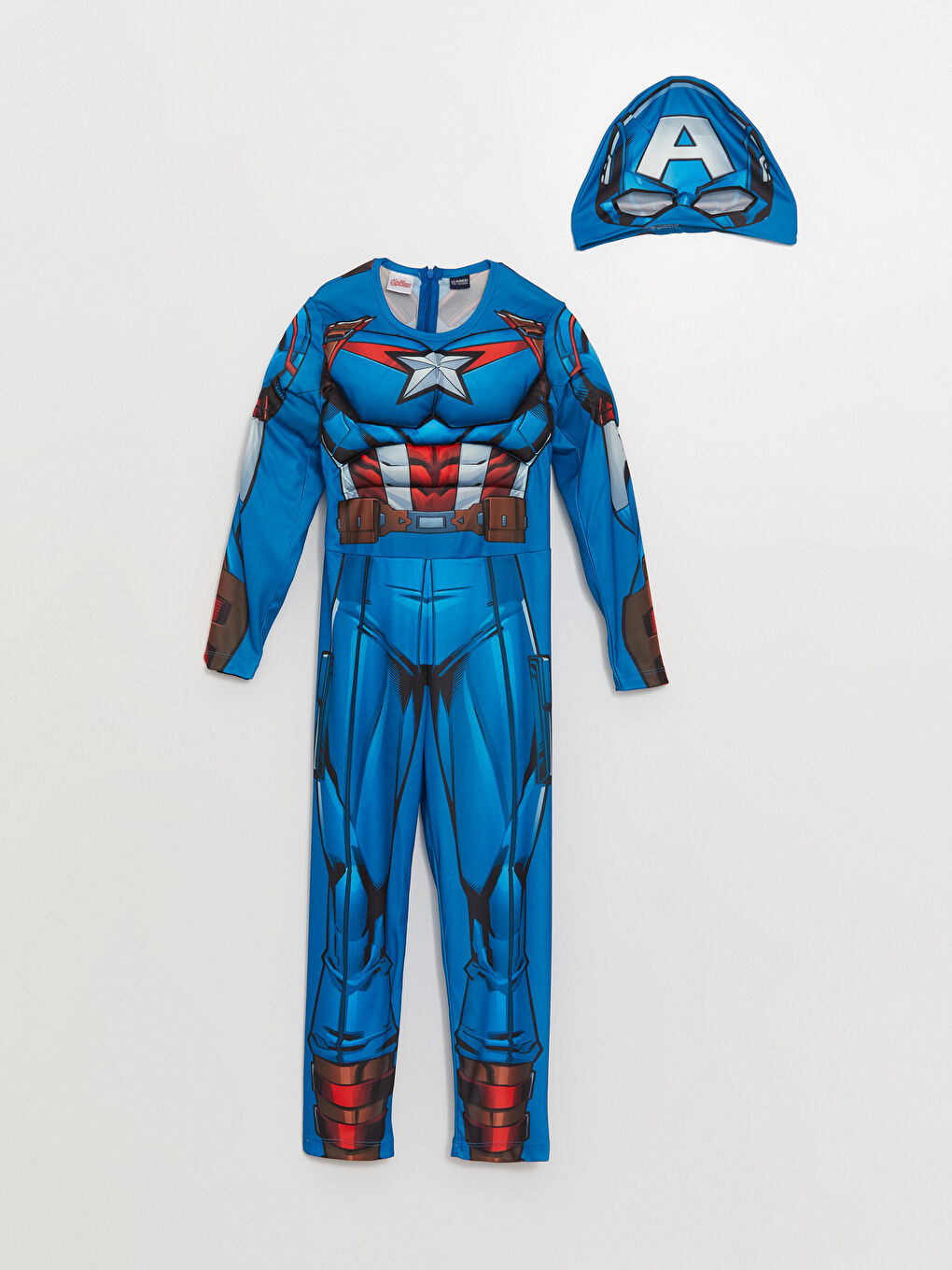 LCW Kids Captain America Kostüm und Maske für Jungen mit Rundhalsausschnitt -S3DP03Z4-LSJ