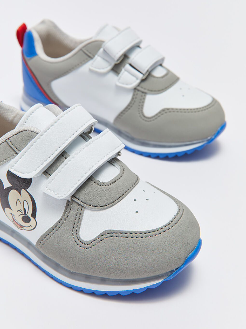 Lighted Sole Mickey Mouse Licensed Baby Boy Sports Shoes -S3DP14Z1-J5E