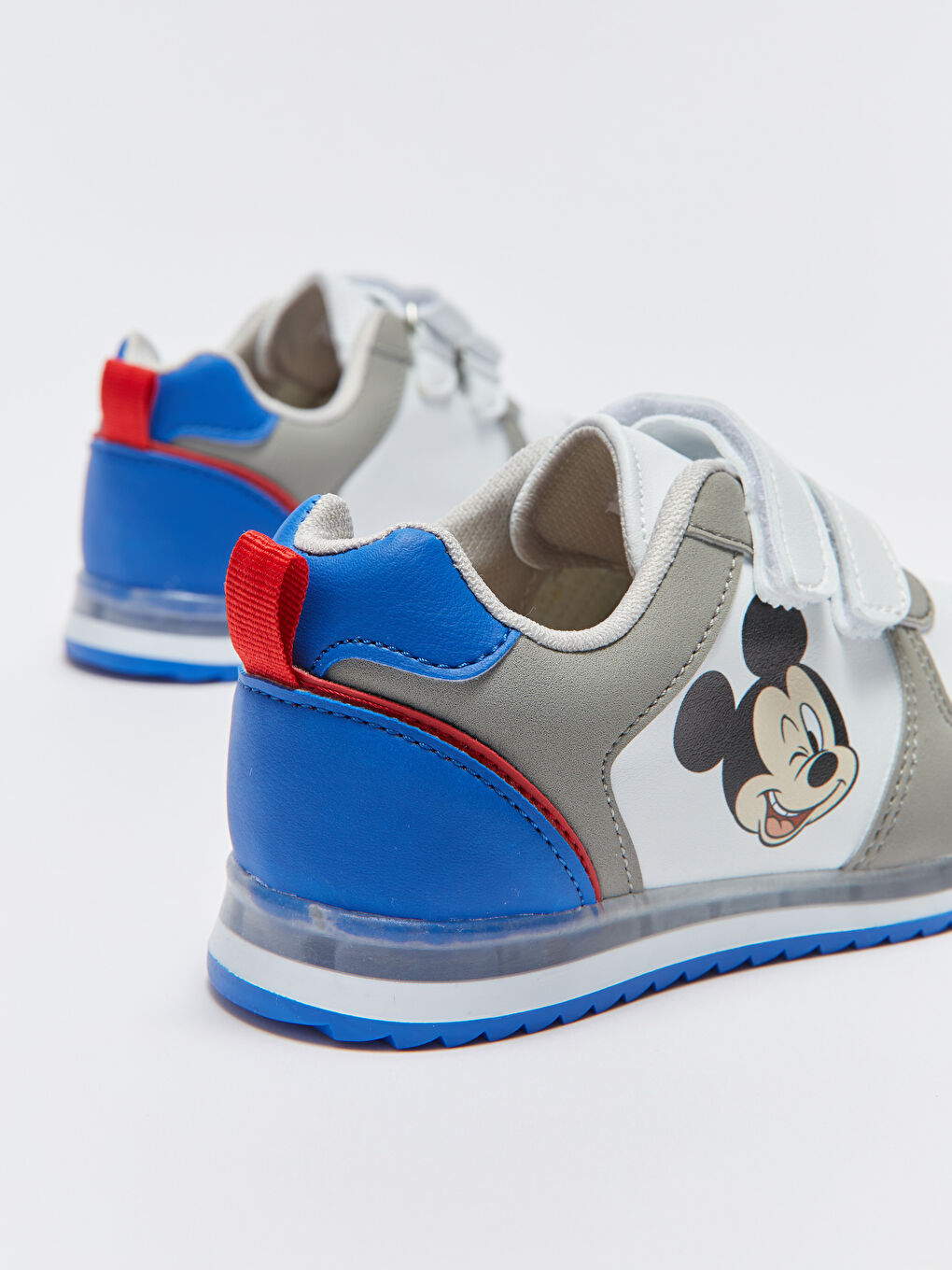 Lighted Sole Mickey Mouse Licensed Baby Boy Sports Shoes -S3DP14Z1-J5E