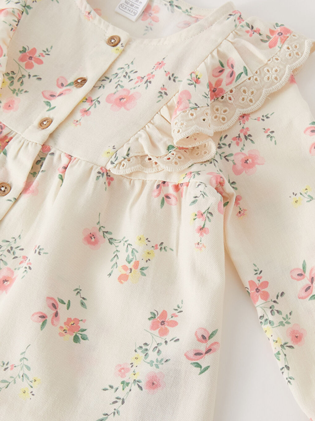 Chemise à Manches Longues pour Bébé Filles avec Col Rond-2