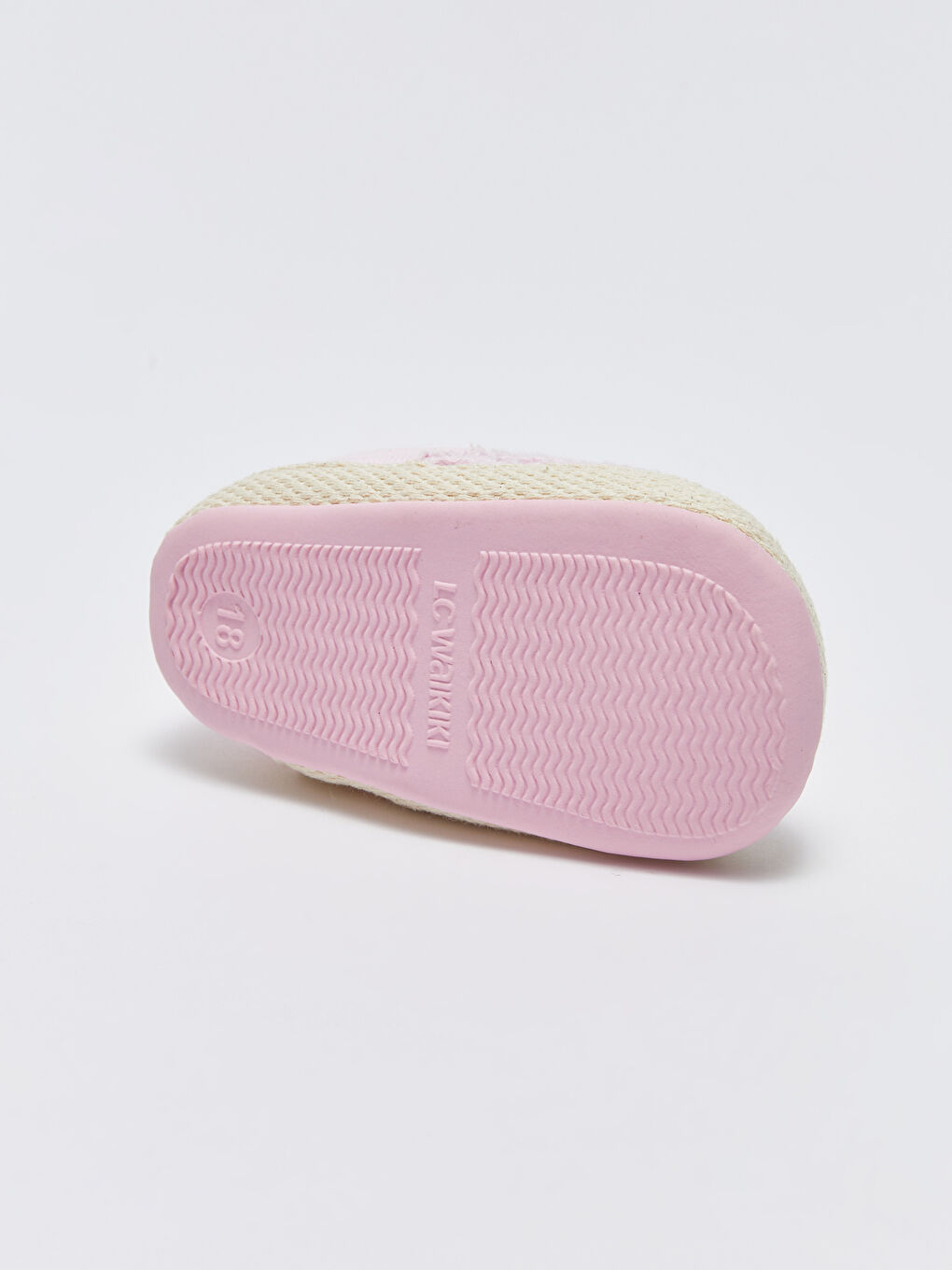 Pembe Lastikli Kız Bebek Yürüme Öncesi Ayakkabısı-3