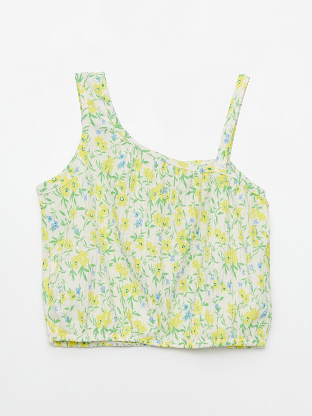 Sarı Desenli Kız Çocuk Atlet-1