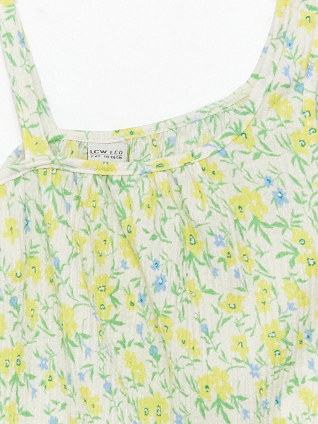 Sarı Desenli Kız Çocuk Atlet-2