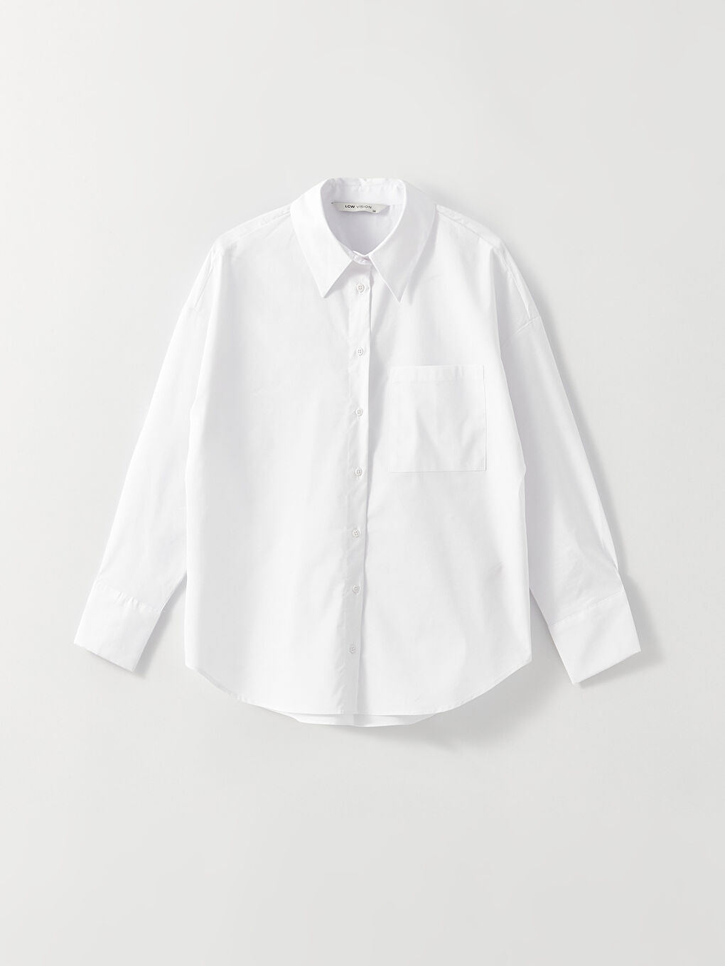 Buttoned Regular Long Sleeve Women's Shirt-6