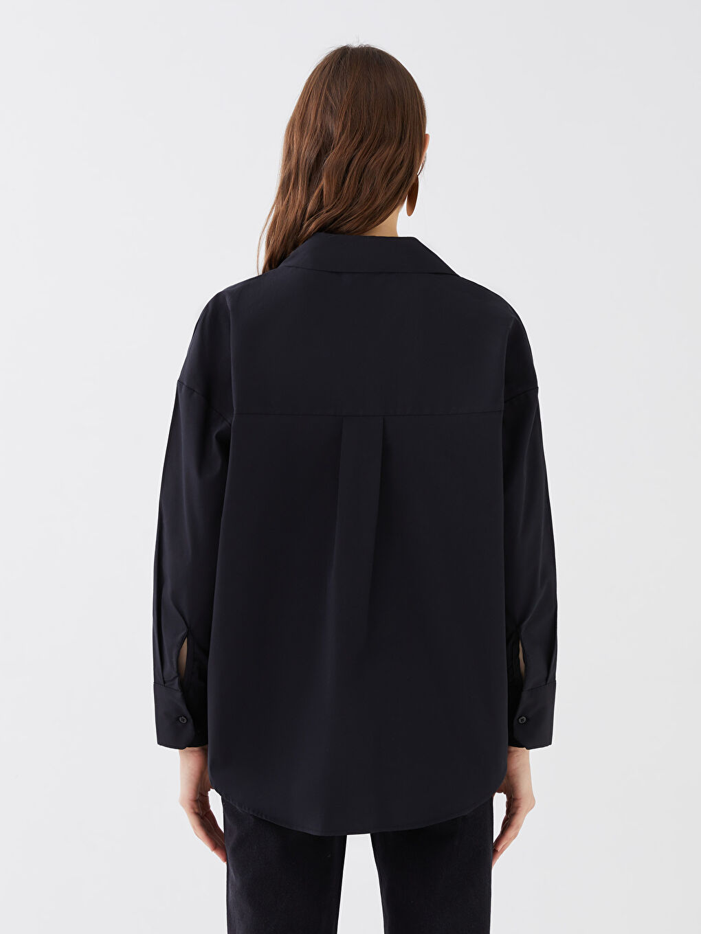 LCW Vision Buttoned Regular Long Sleeve Women's Shirt -S3DP77Z8-CVL