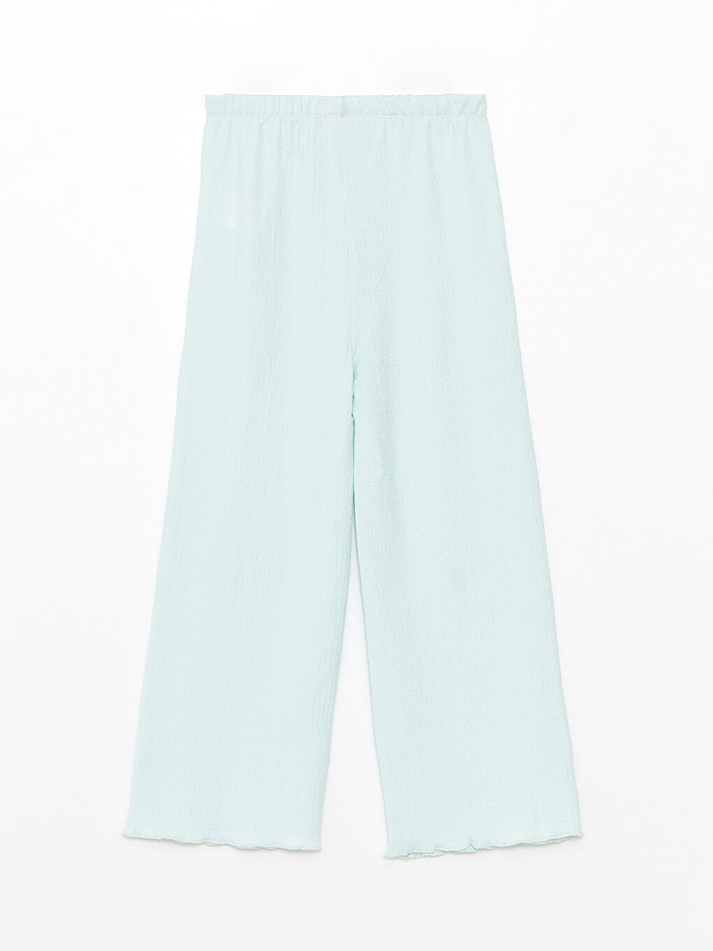 بنطلون أساسي للبنات بخصر مرن-1