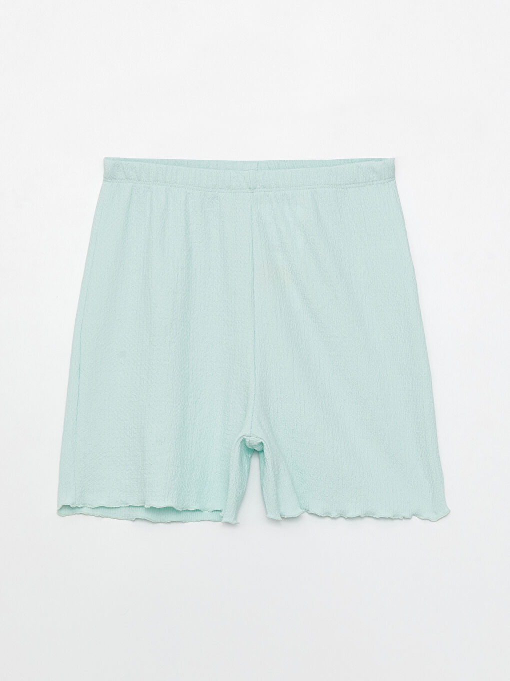 شورت للبنات بخصر مرن أساسي