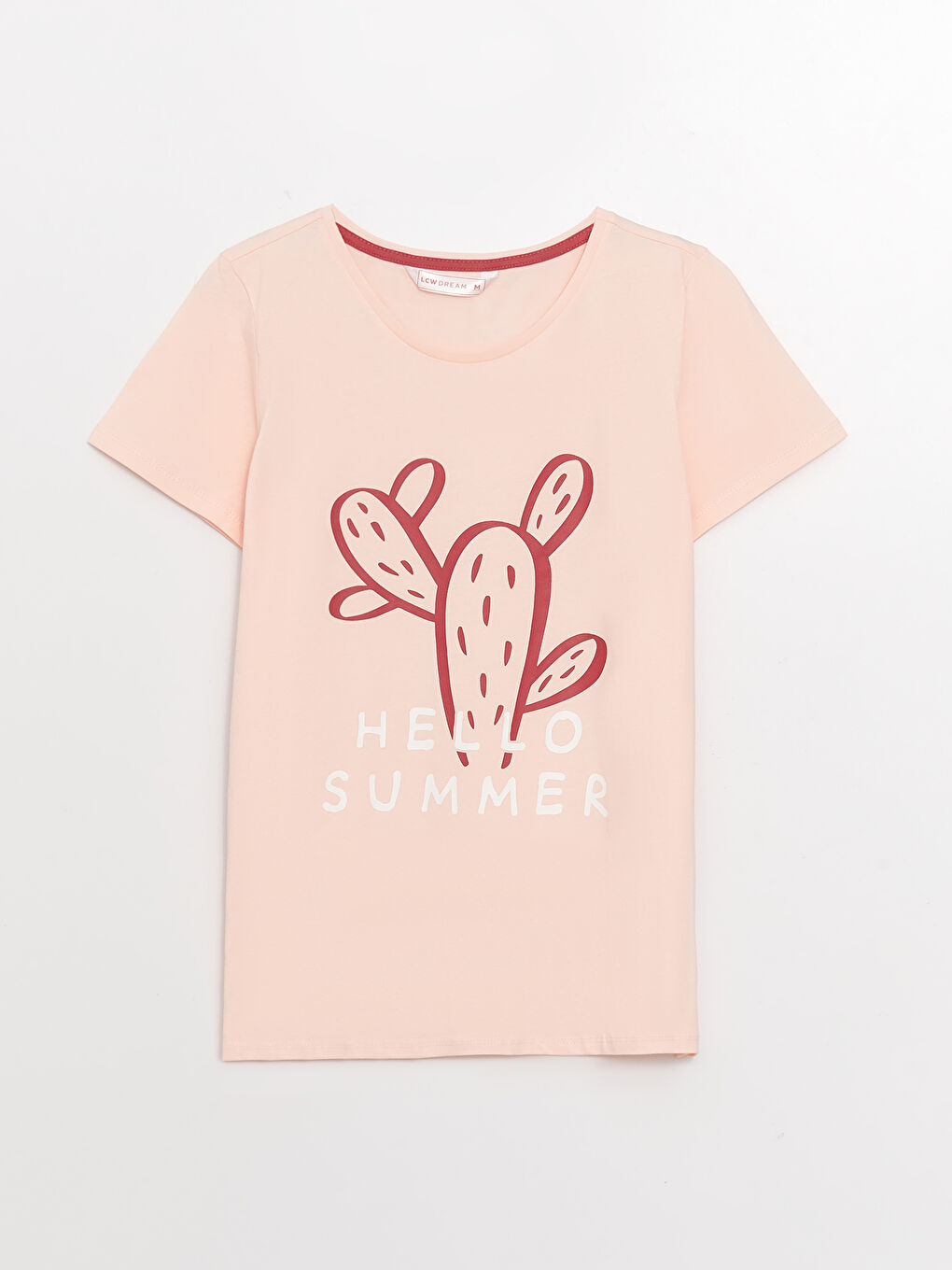 Crew Neck Printed Short Sleeve Women's Pyjamas Set-6