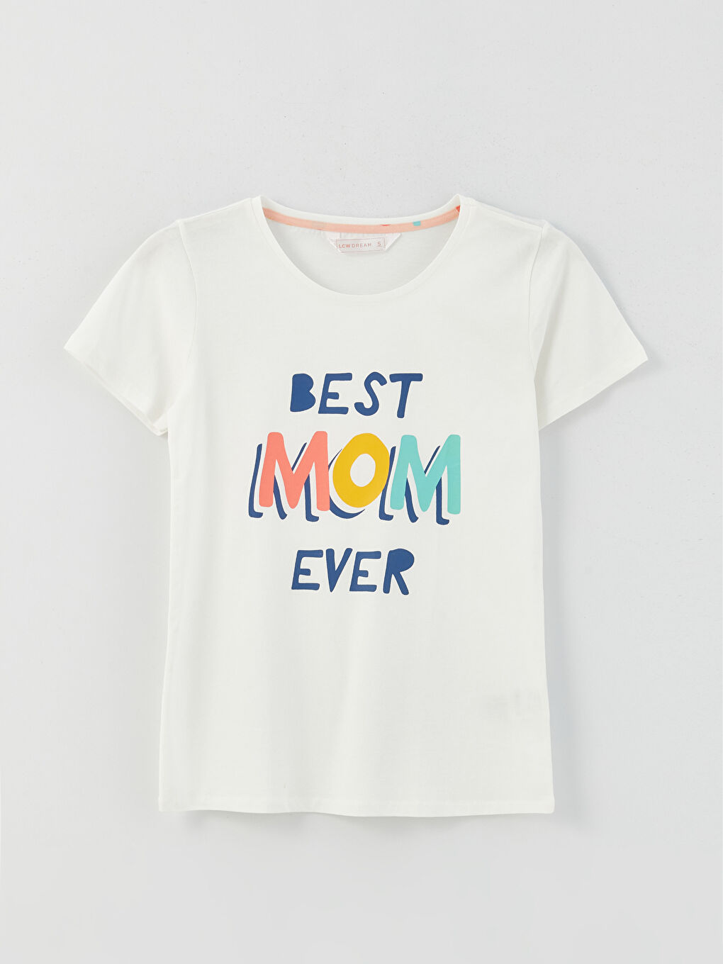 Pembe Bisiklet Yaka Baskılı Kısa Kollu Kadın Şortlu Pijama Takımı-6