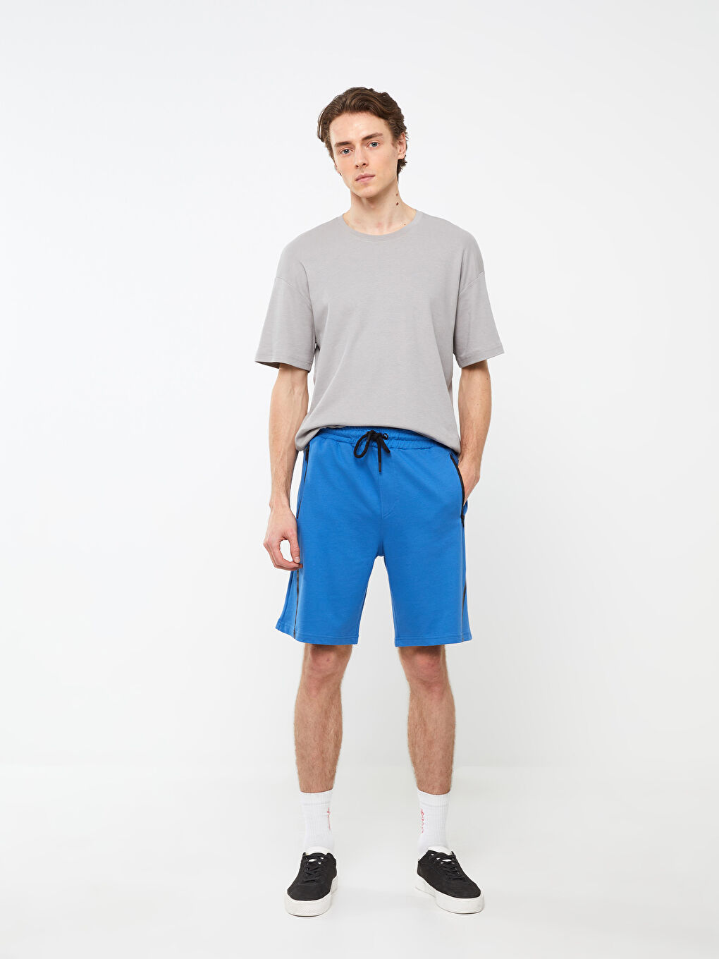 Slim Fit Men's Bermuda Shorts -S3DP93Z8-H3J