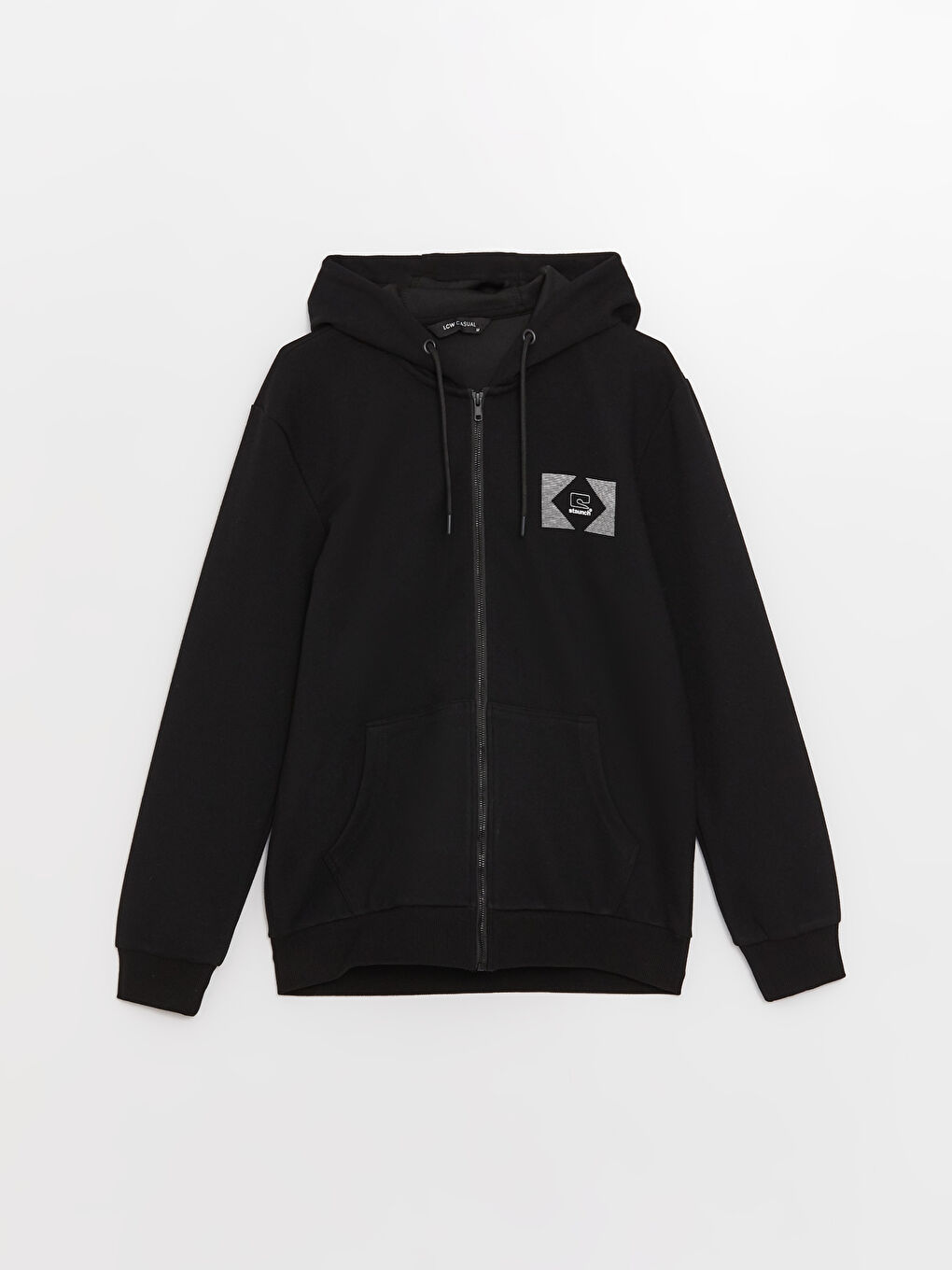 سترة رياضية طويلة الأكمام مزودة بغطاء رأس للرجال-5