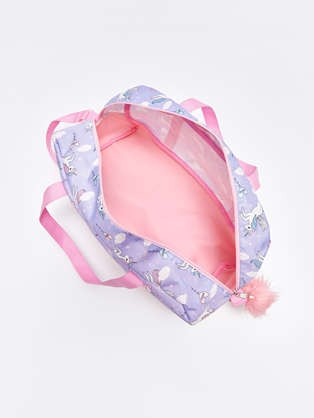 Lila Baskılı Kız Çocuk Spor Çanta-3
