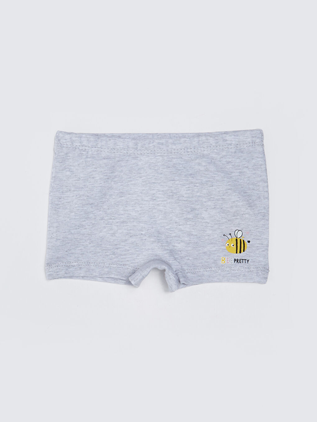 Beyaz Beli Lastikli Kız Bebek Boxer