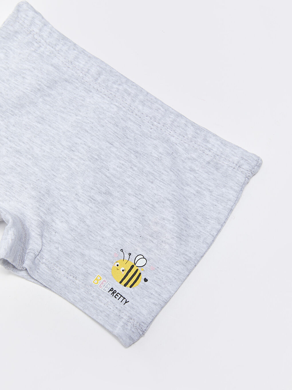 Beyaz Beli Lastikli Kız Bebek Boxer-2