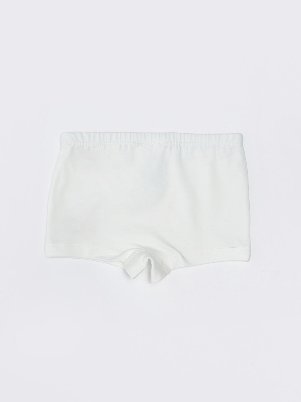 Ekru Baskılı Pamuklu Kız Bebek Boxer-1