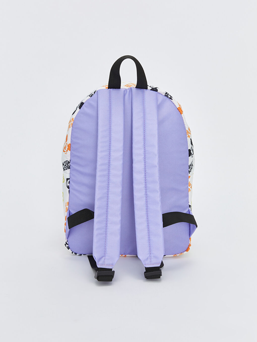 Beyaz Mickey Mouse Baskılı Kız Çocuk Sırt Çantası-2