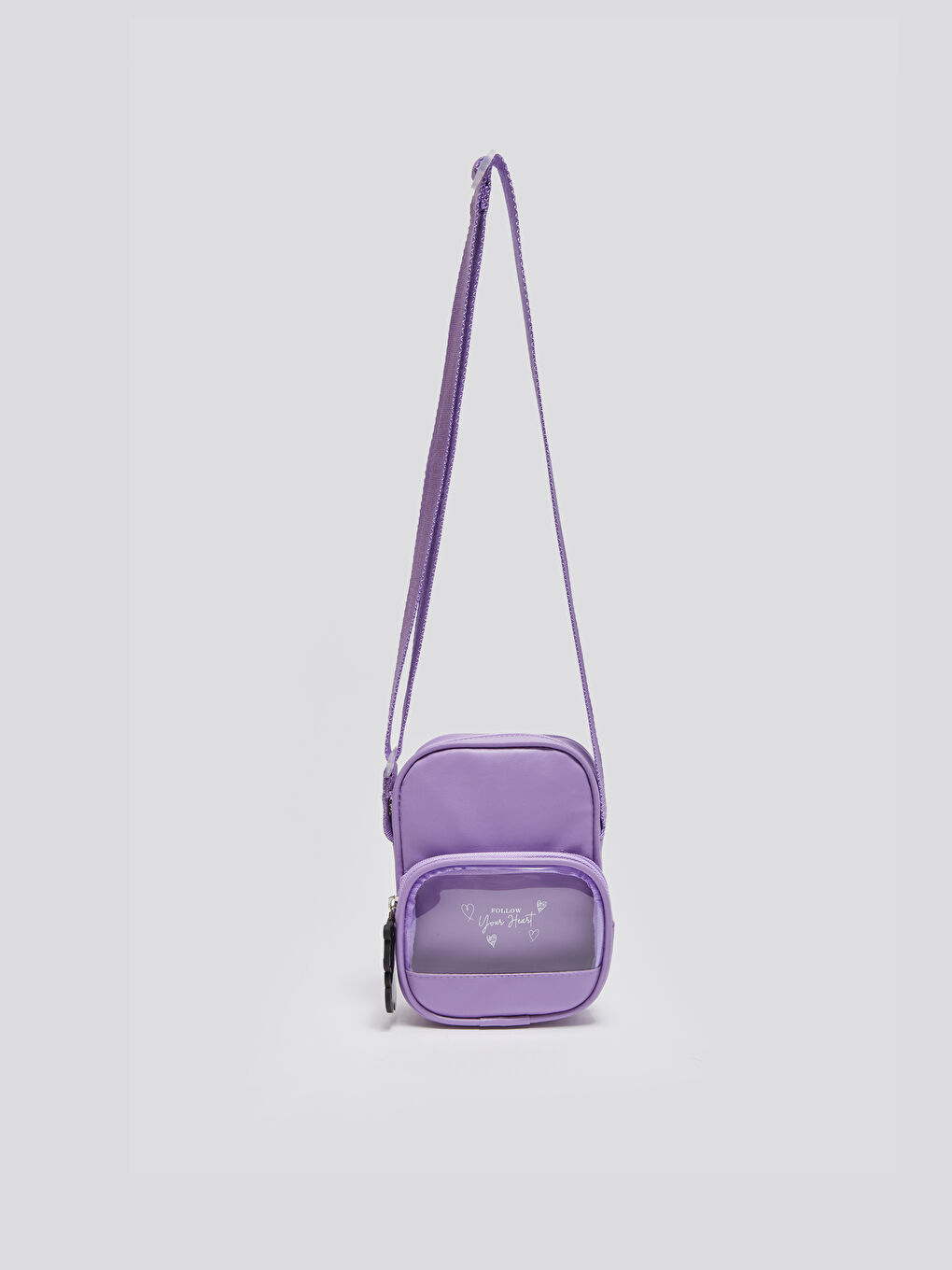 LCW ACCESSORIES Lila Deri Görünümlü Baskılı Kız Çocuk Çapraz Çanta - 2