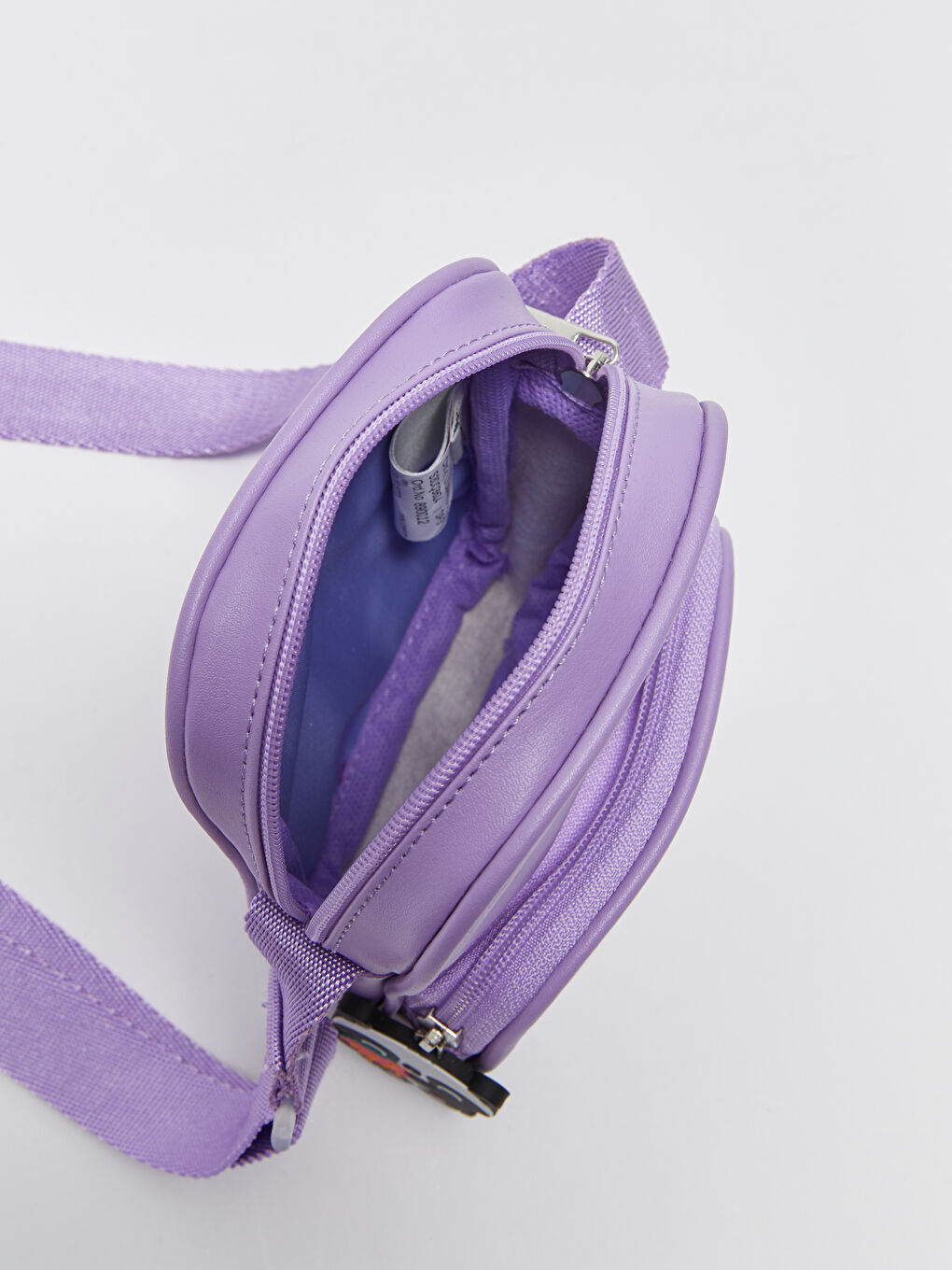 LCW ACCESSORIES Lila Deri Görünümlü Baskılı Kız Çocuk Çapraz Çanta - 5