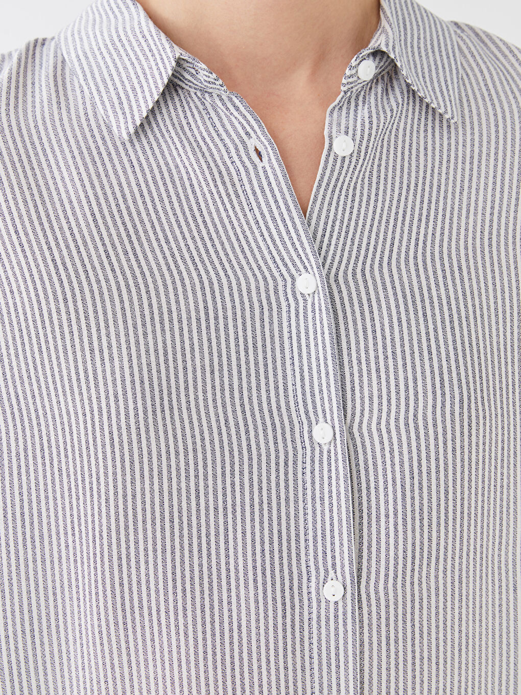 Striped Women's Shirt Tunic-3