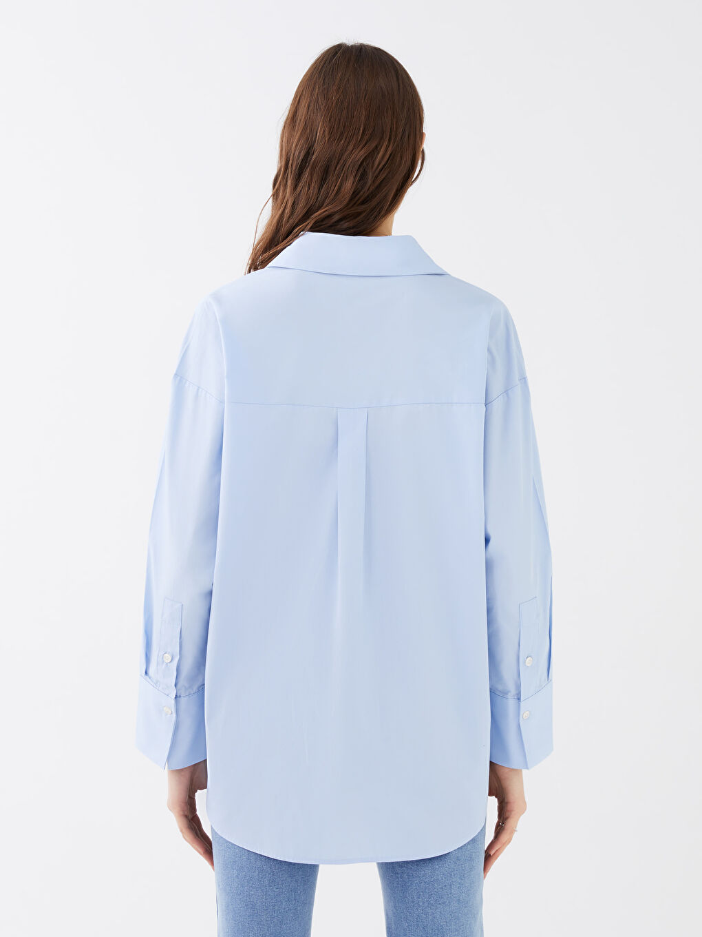 LCW Vision Poplin Women's Shirt -S3DQ60Z8-QYA
