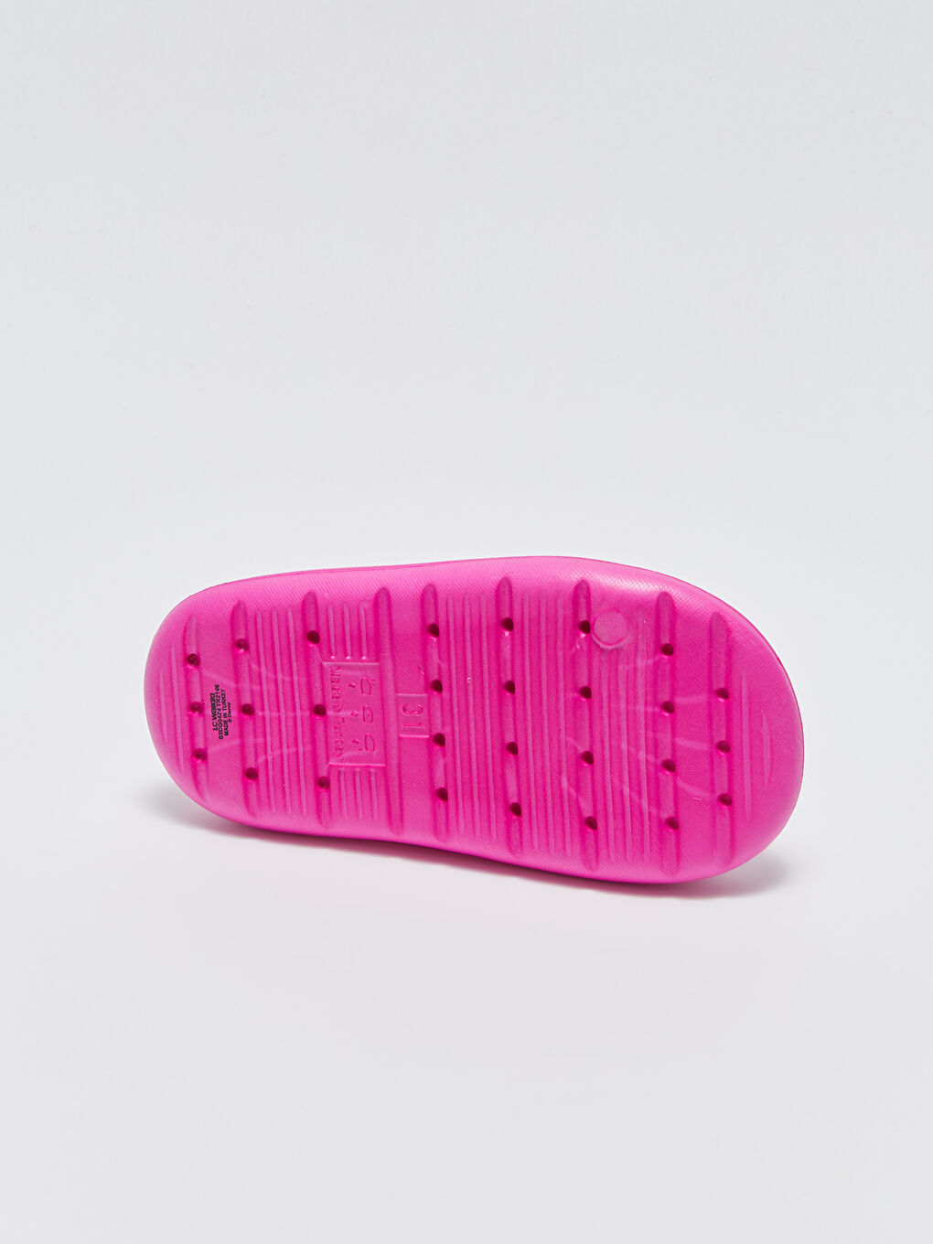 Fuşya Minnie Mouse Patch Detaylı Kız Çocuk Terlik-3