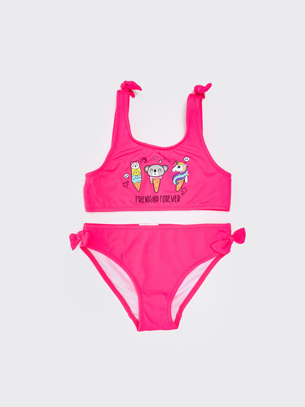 LCW Kids Bedrucktes Bikini-Set für Mädchen -S3DQ83Z4-UXS