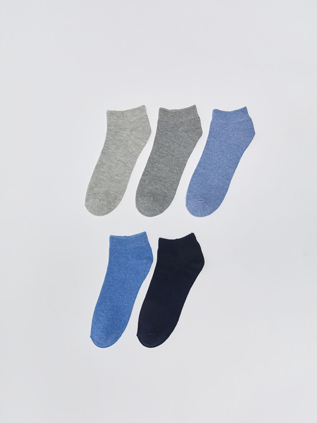 Basic Boys' Trainer Socks 5 Pack