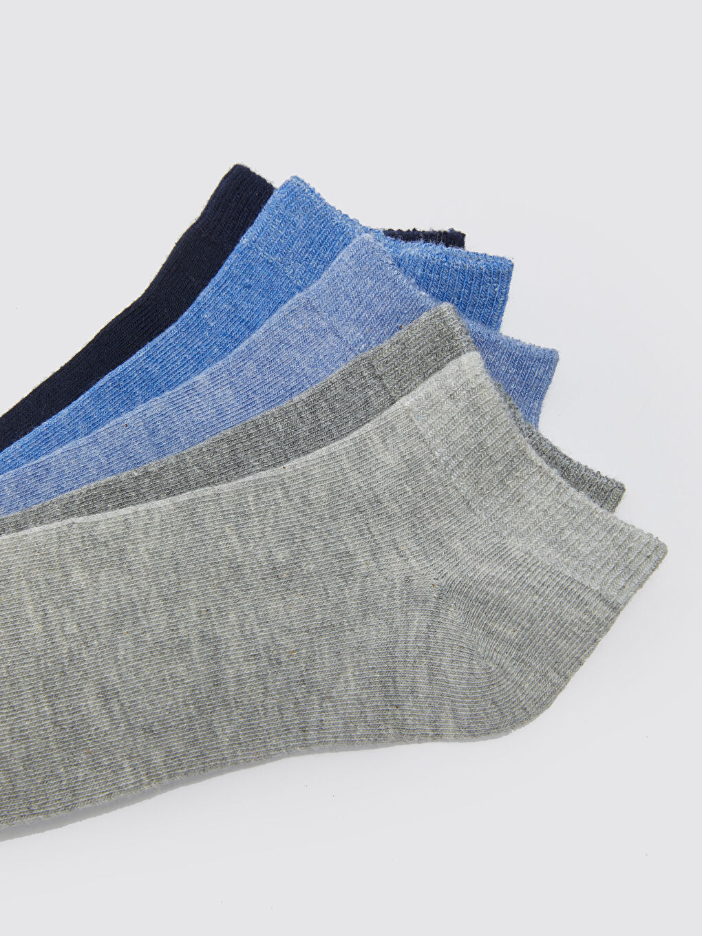 Basic Boys' Trainer Socks 5 Pack-2