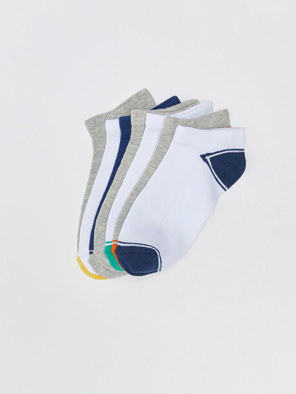 Цветовой блок Короткие носки Для мальчиков 7 предметов-1