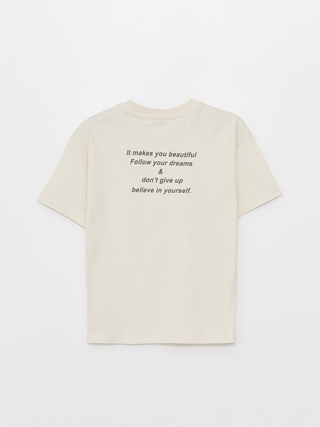 Relaxed Fit Crew Neck Printed Boys' T-Shirt-1