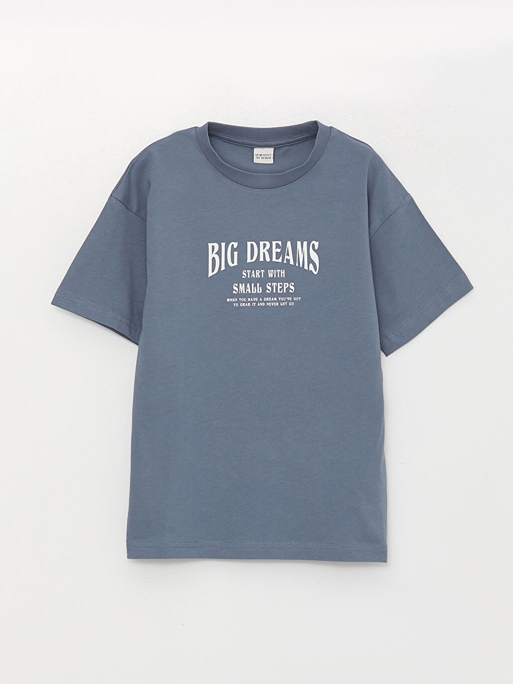 Relaxed Fit Crew Neck Printed Boys' T-Shirt