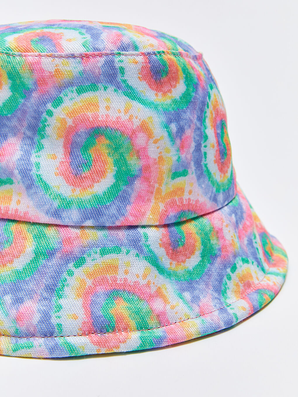 قبعة دلو نسائية مزخرفة-1