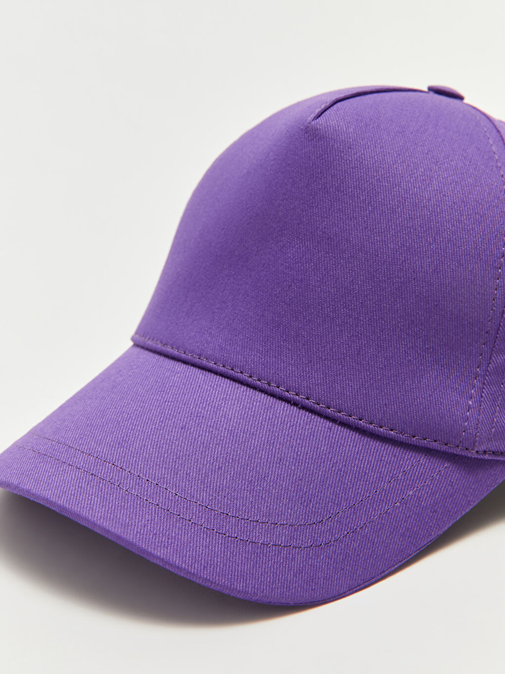 Mor Kadın Düz Kep Şapka-4