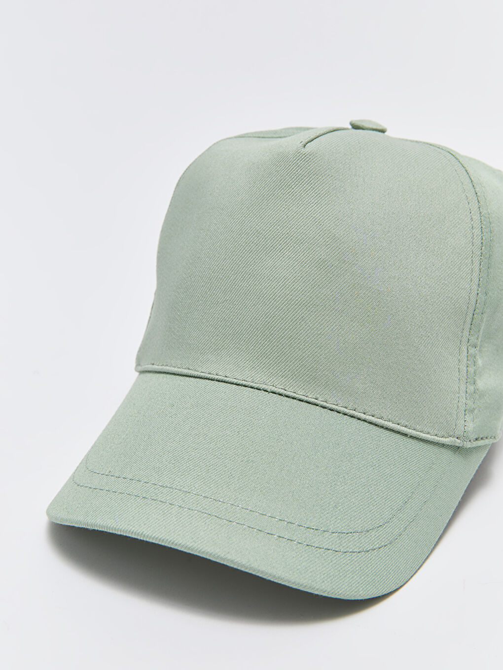 Yeşil Kadın Düz Kep Şapka-3