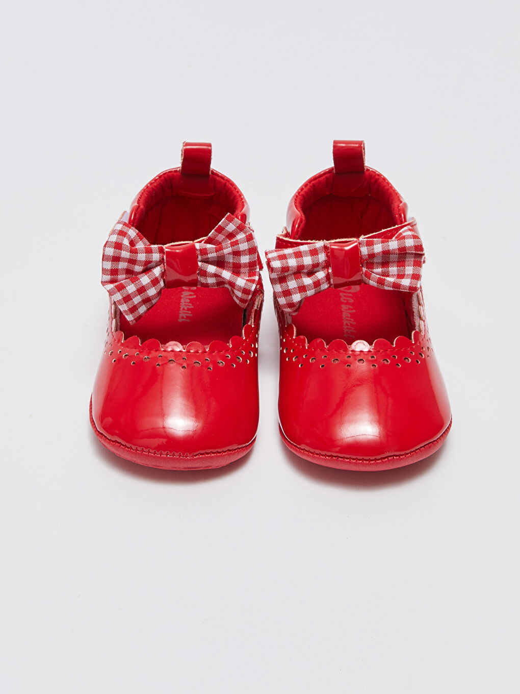 Kırmızı Cırt Cırtlı Kız Bebek Yürüme Öncesi Ayakkabısı-2