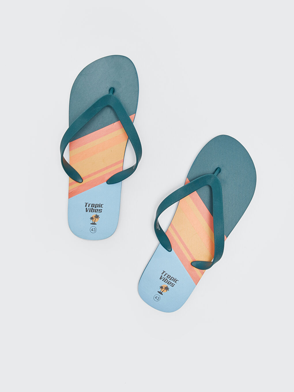 Printed Flip Flops Men's Beach Slippers-2