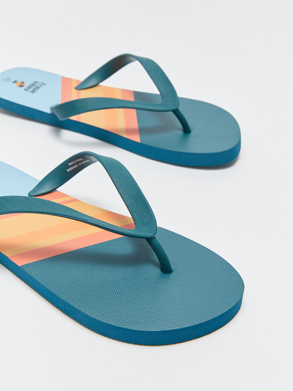 Printed Flip Flops Men's Beach Slippers-4