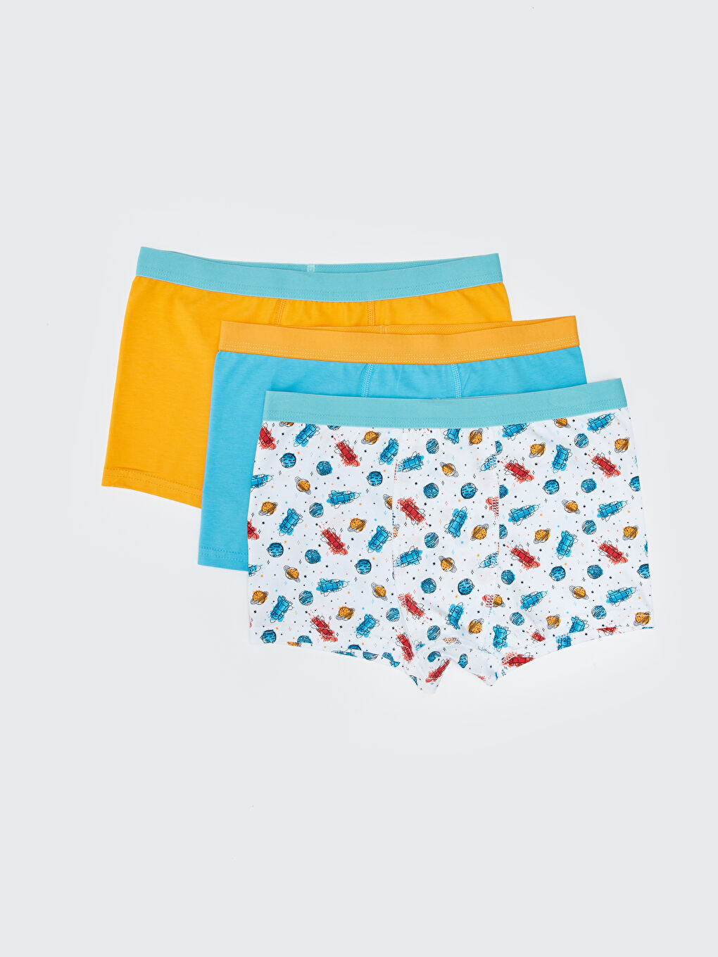 Printed Cotton Boy Boxer 3-Pack
