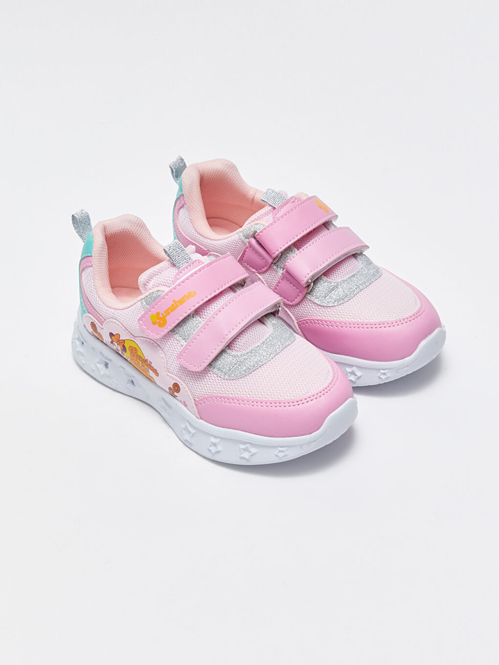 Pembe Minnie Mouse Baskılı Heyecan Dolu Adımlar Spor Ayakkabısı-1