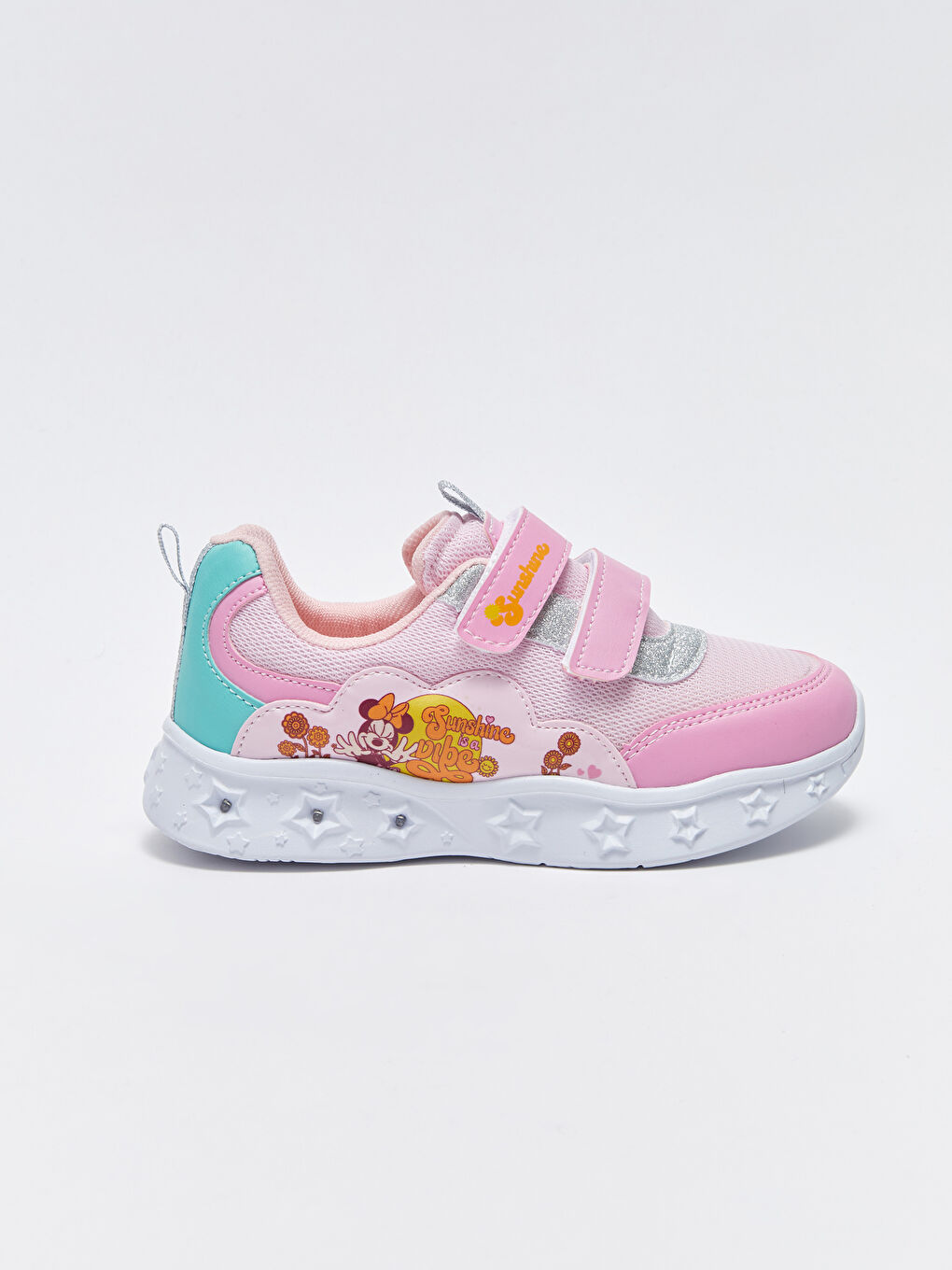 Pembe Minnie Mouse Baskılı Heyecan Dolu Adımlar Spor Ayakkabısı-2