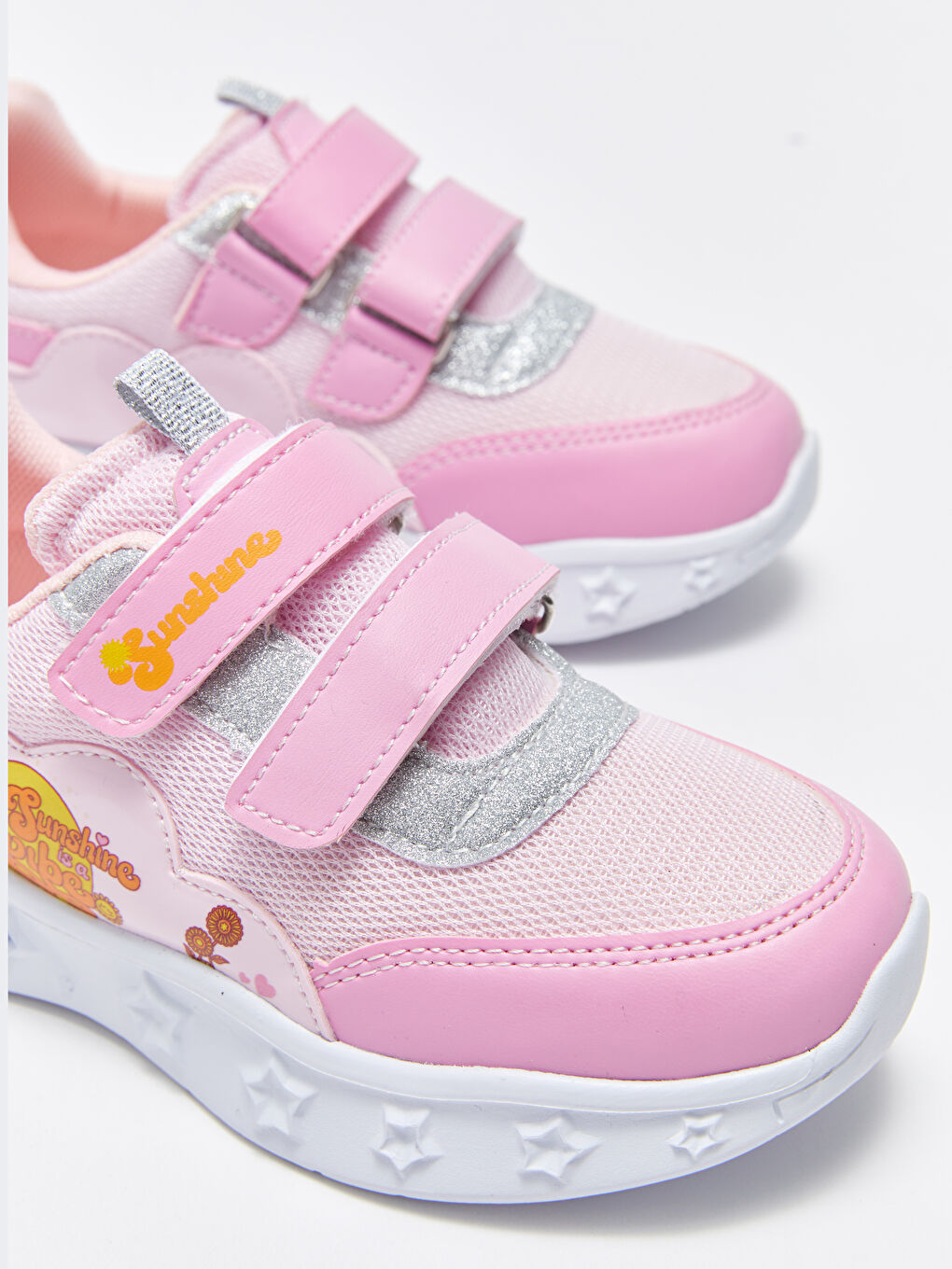 Pembe Minnie Mouse Baskılı Heyecan Dolu Adımlar Spor Ayakkabısı-3