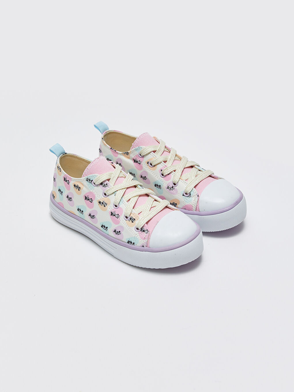 Karışık Minnie Mouse Lisanslı Kız Çocuk Bez Ayakkabı