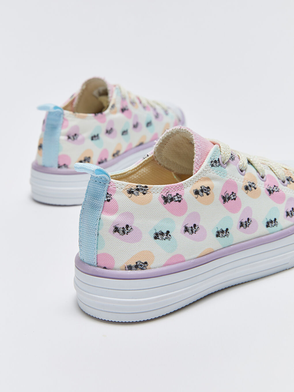 Karışık Minnie Mouse Lisanslı Kız Çocuk Bez Ayakkabı-4